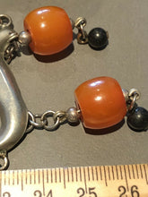 Vintage Silver Tone Beaded Metal Necklace