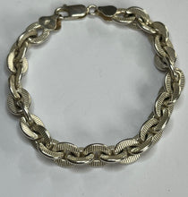 Vintage Silver 925 Stylish Unisex Chain Bracelet 25.22g