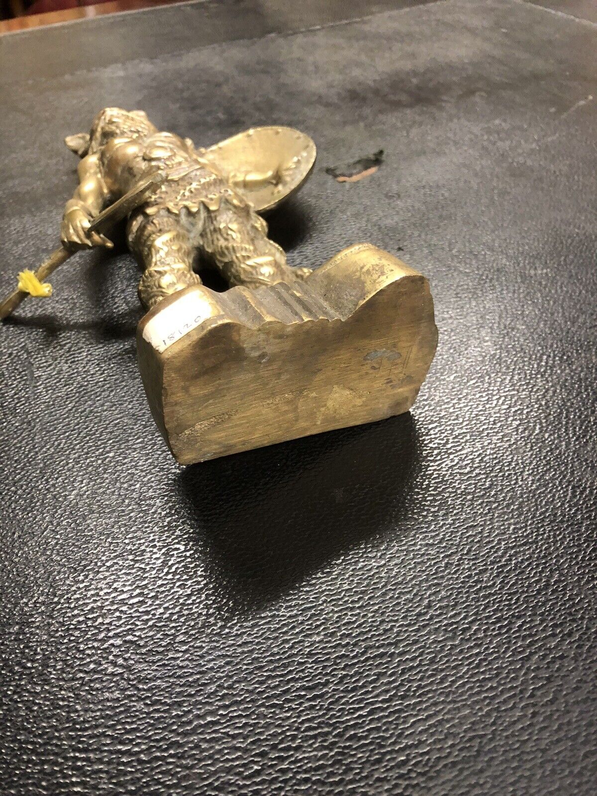 Viking Figure. Highly Detailed And Made Of Solid Brass.