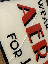 Art Deco Double Sided Aertex For Health Glass Shop Sign In Oak Frame. Very Rare.