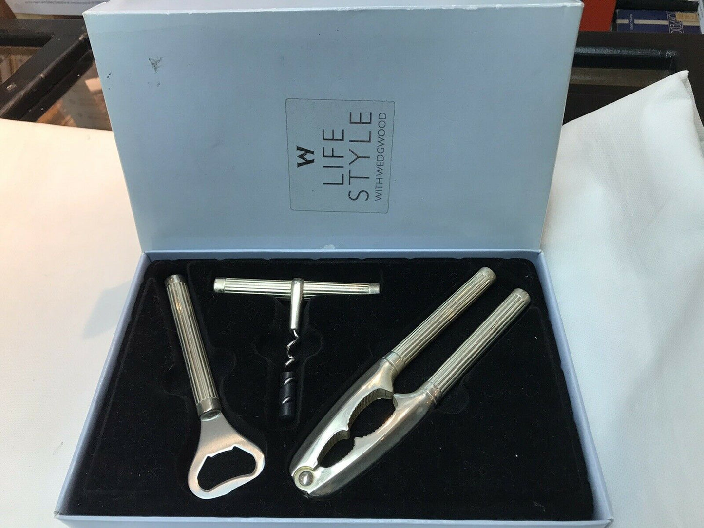 Corkscrew, Bottle Opener & Nutcracker Set