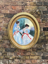 Dancers. Large Oil On Canvas Signed Morris.