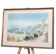 Signed Coastal Watercolour