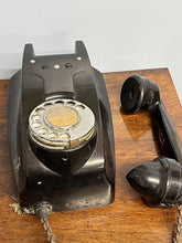 Bakelite Wall Telephone In Black