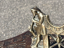 Edwardian Brass Fire dog Tool Stand