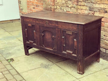 Antique Oak Chest / Trunk. 18th Century.