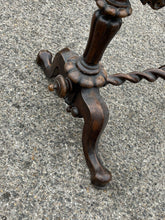 Antique  Mahogany Embroidery/ Tapestry Stand