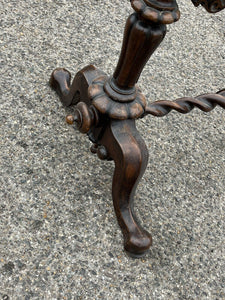Antique  Mahogany Embroidery/ Tapestry Stand