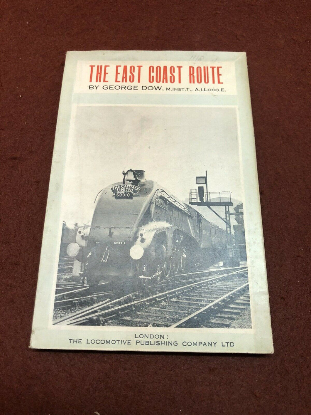 The East Coast Route Railway LOCOMOTIVES Trains Booklet