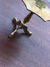 Miniature Brass tilt top table