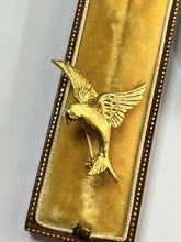 Vintage Napier Signed Gold Tone Bird Brooch