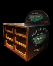 Advertising Cabinet. Remington Shop Counter Cabinet.