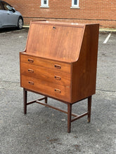 Mid Century Desk With Fitted Interior