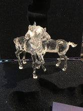 Swarovski Crystal Pair Of Foals. Boxed.