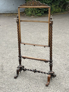 Antique  Mahogany Embroidery/ Tapestry Stand