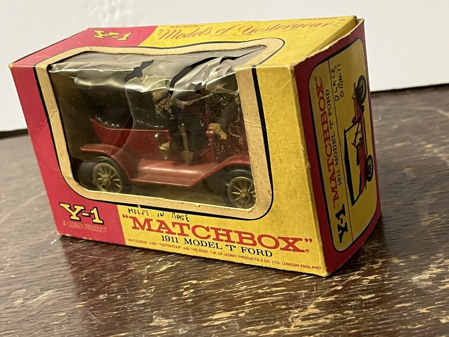 Matchbox 1911 Model T Ford In Original Box