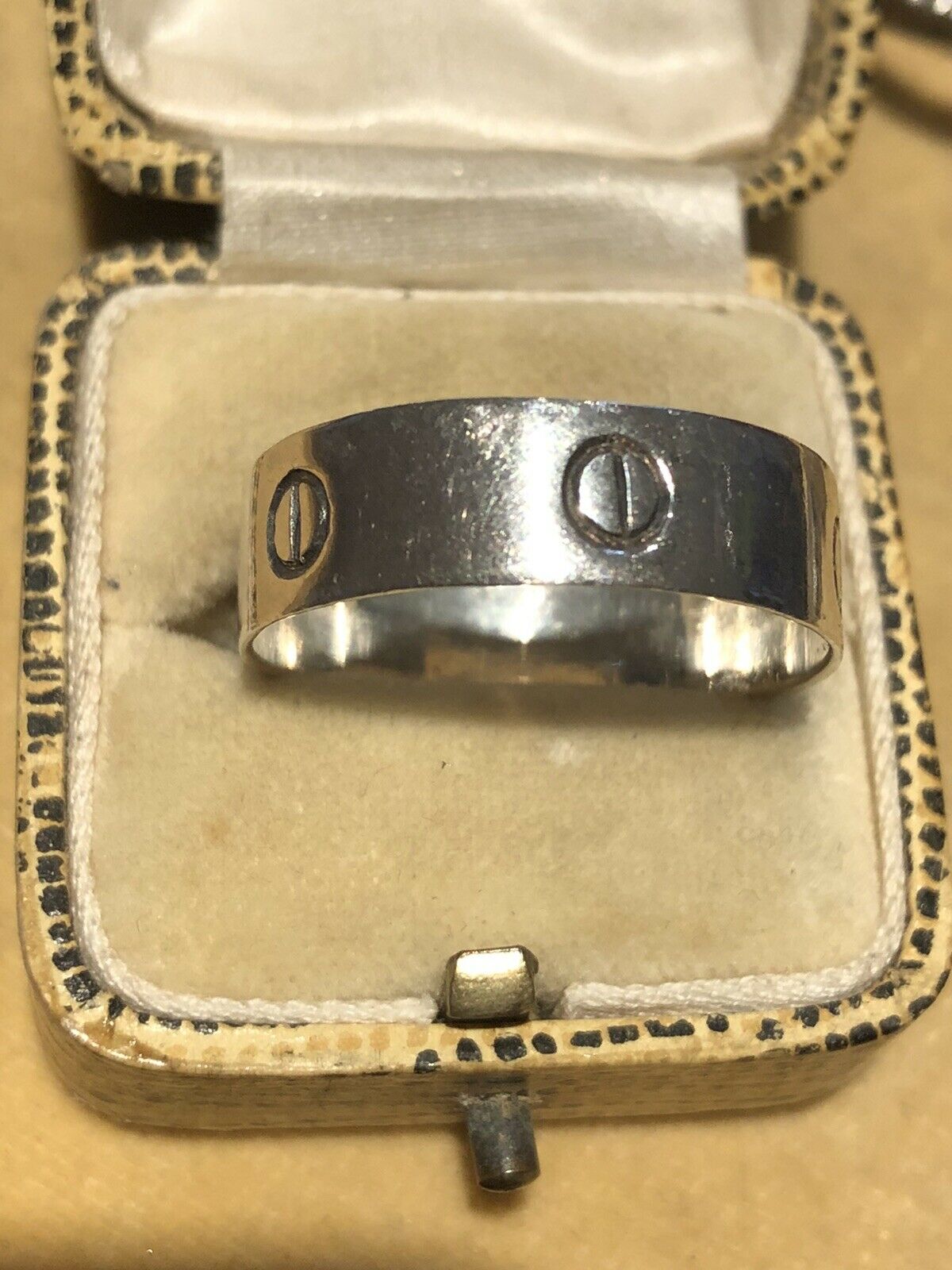 Vintage Silver Band Unisex Ring