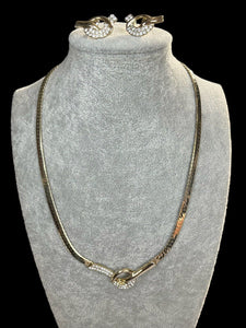 Pierre Cardin Modernist Silvered and Yellow Resin Pendant Necklace |  Chairish