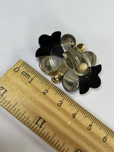 Vintage 1980s Orange  Acrylic Clip On Earrings