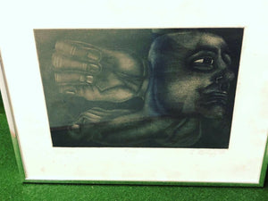 Angel, Signed And Numbered Lithograph