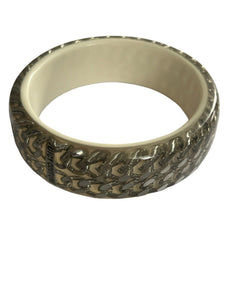 Juicy Couture Statement Chain Acrylic Bangle