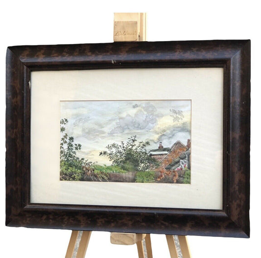 Suburbia Framed Watercolour