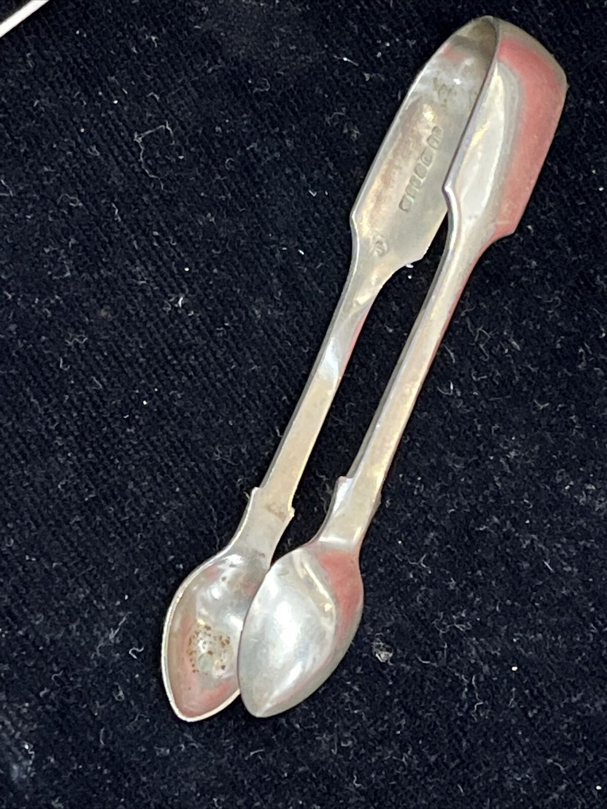 Antique Silver Plate Sugar Tongs