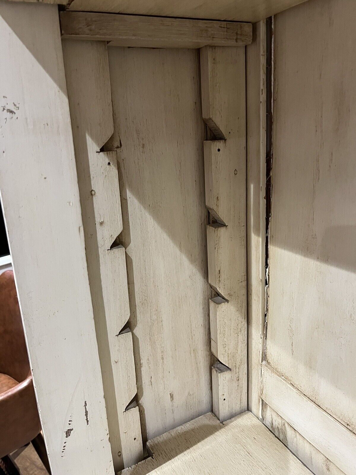 French Style Tall Open Bookcase , Adjustable Shelves.