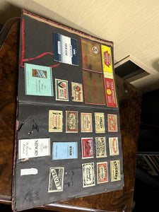 Vintage Collection of old Cigarette Boxes, Matchbox Labels & other Shop labels
