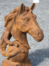 Horse Head Statue, Cast Iron, Large In Size. We Ship Worldwide.