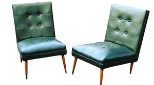 Mid Century Pair Of Chairs