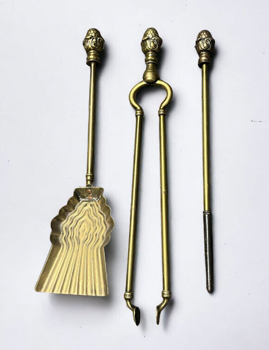 Brass Fireside Tools