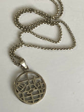 Vintage Silver 925 Arts And Crafts Style Flower Necklace