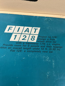 Fiat 128 Models Catalogue