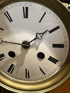 French Antique Boulle Clock. Chines On A Bell