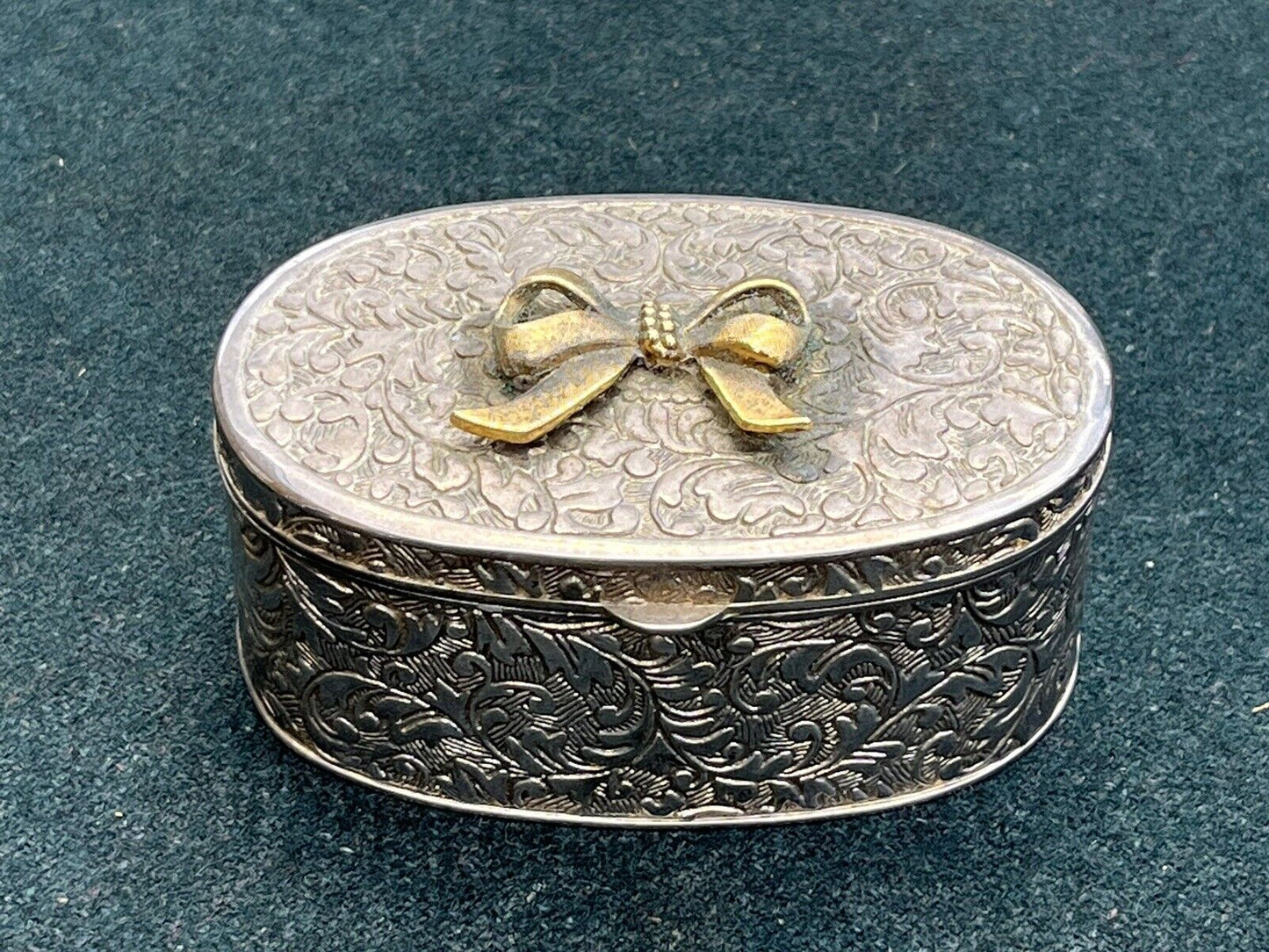 Silver Plate Trinket Box