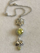 Vintage Silver 925 Cubic Zirconia Necklace