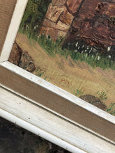 Mid Century Oil On Canvas. Signed. Gilt Frame.