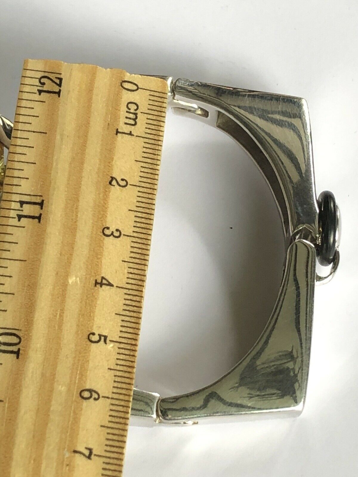 Vintage Silver 925 Statement Swarovski Crystal Bracelet