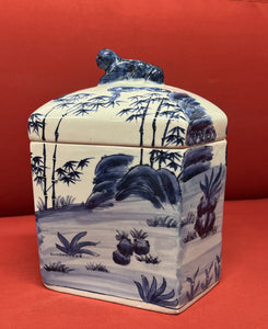 Chinese Pot. Large In Size . Table Box, Trinket Box