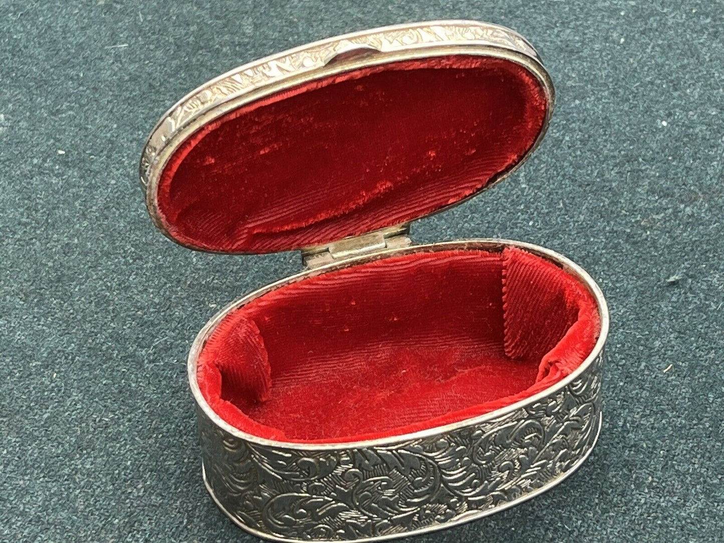 Silver Plate Trinket Box