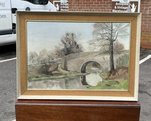 Mid Century Oil On Canvas. Signed.O.W 72. Large In Size
