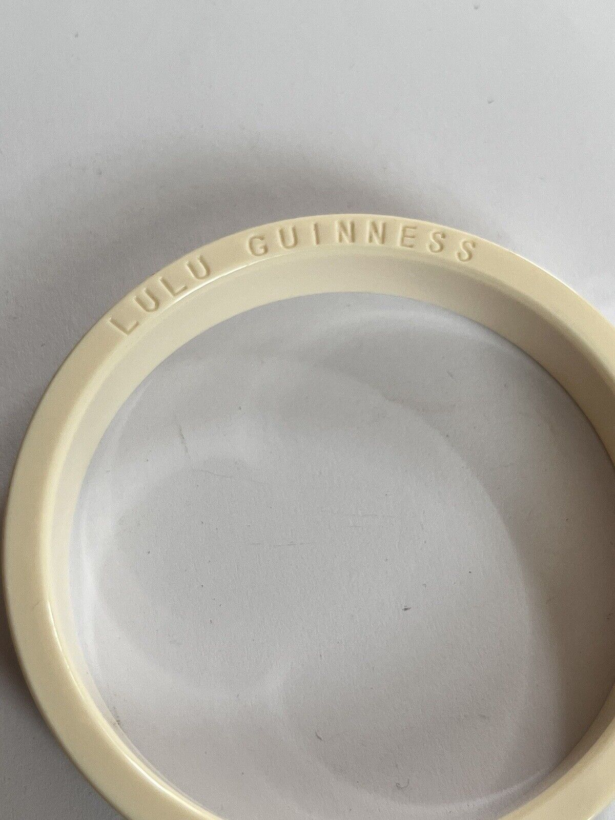 Lulu Guinness Cream Lips Lipstick Bangle
