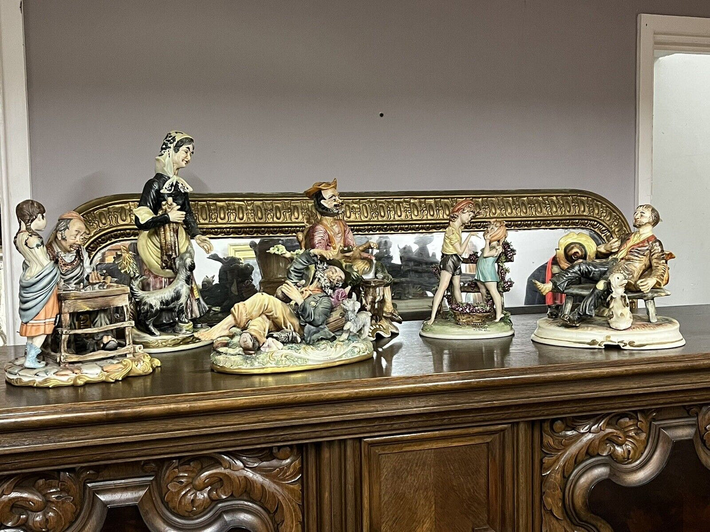Collection Of Capidimonte Figures