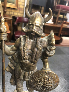 Viking Figure. Highly Detailed And Made Of Solid Brass