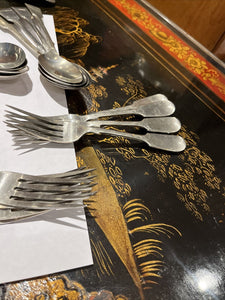 Antique Silver Plate Cutlery