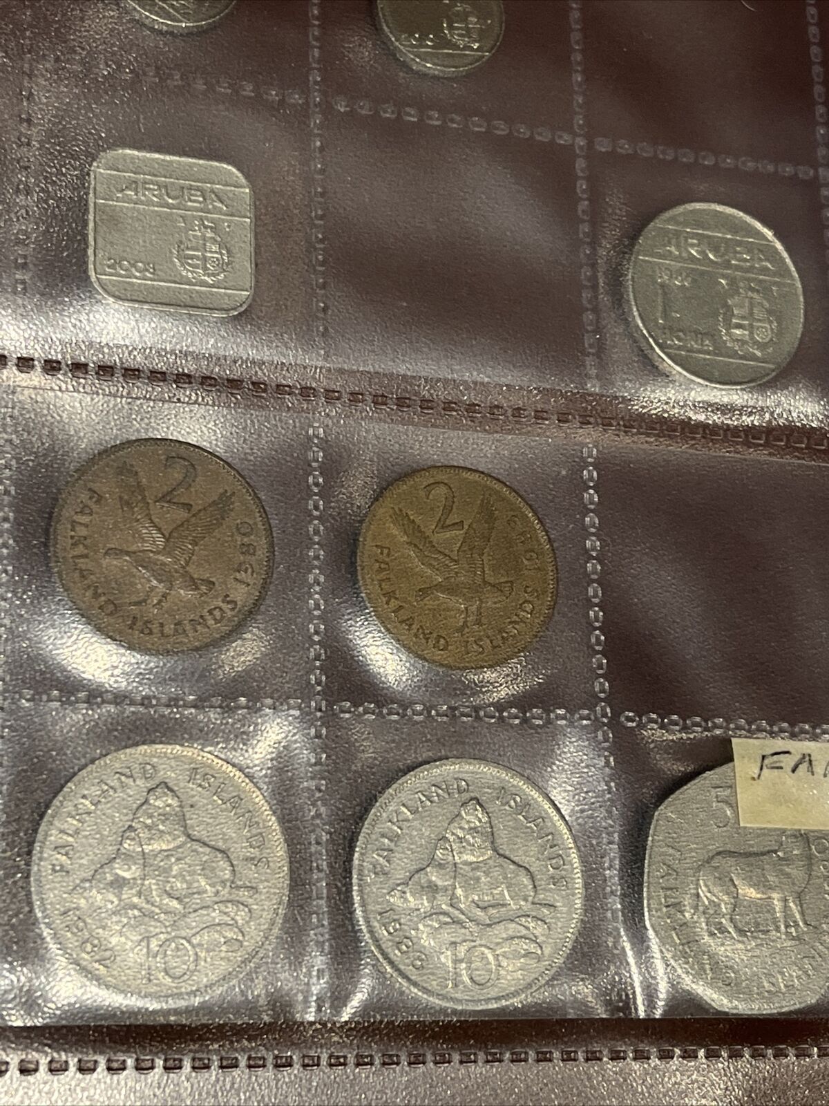 Falkland Islands, Arabia & Dominion Republic Coin Collection