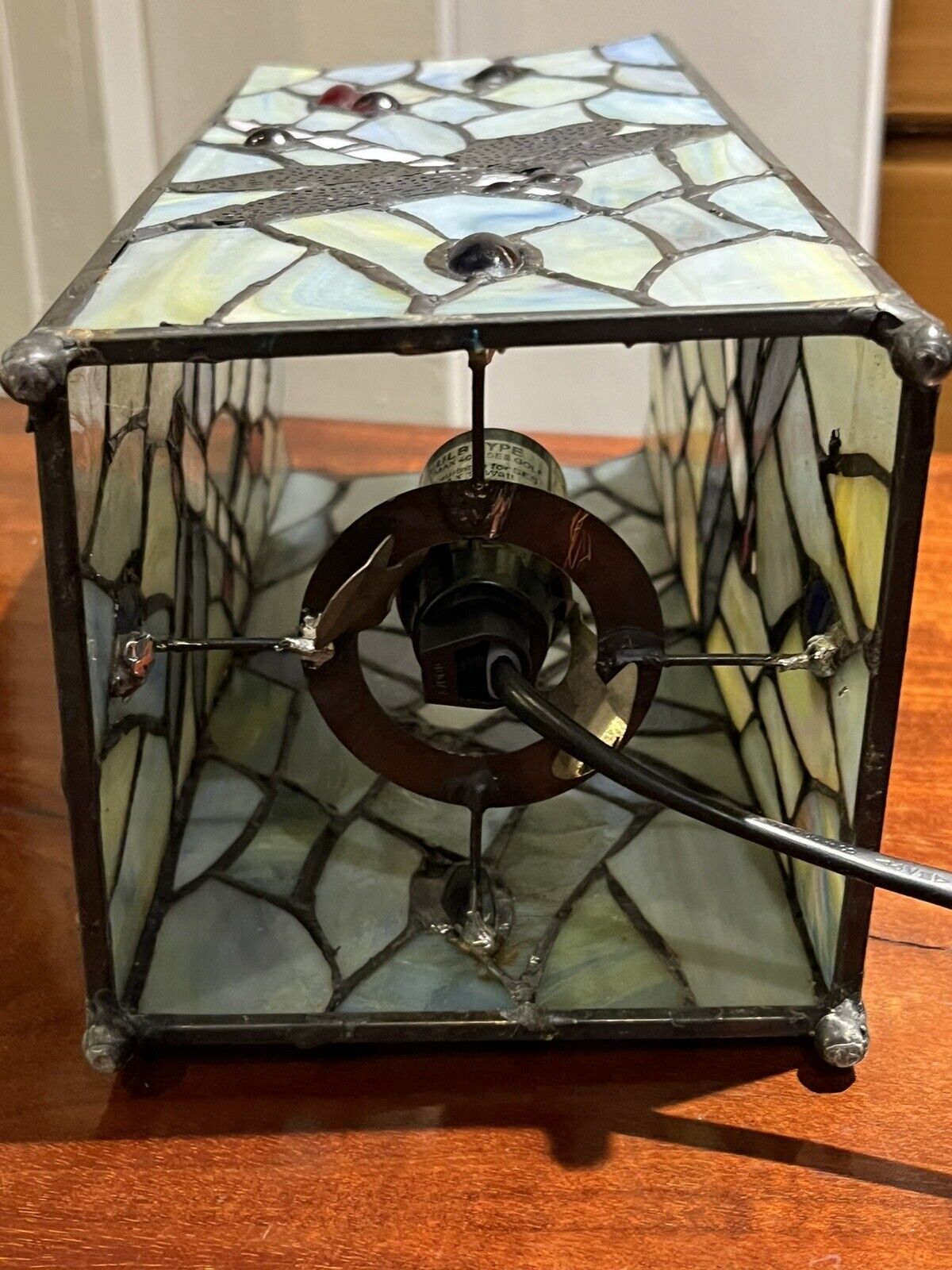 Dragonfly Lead Light Table Lamp