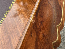 Pair Of Large Inlaid Kingswood Desks With Brass Decoration, Very Impressive.