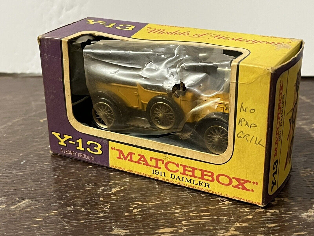 Matchbox 1911 Daimler In Original Box